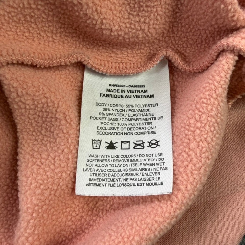 Nike Just Do It Crewneck‎ Sweatshirt Womens Medium Peach Pink Graphic Pullover - Picture 10 of 12
